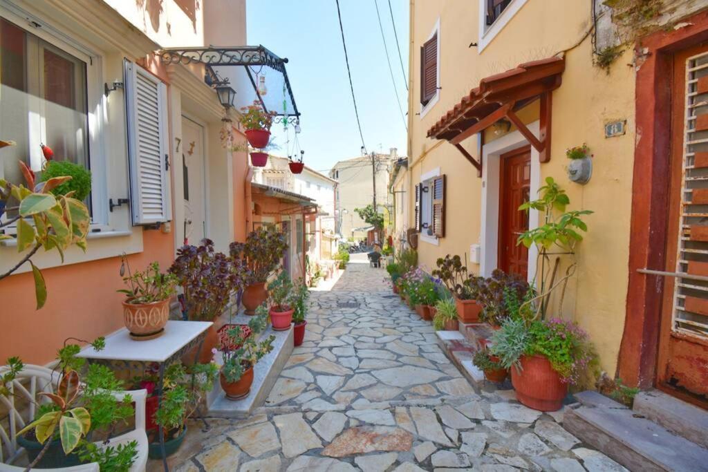 Zia Maria'S House Next To Corfu Port Apartment Bagian luar foto